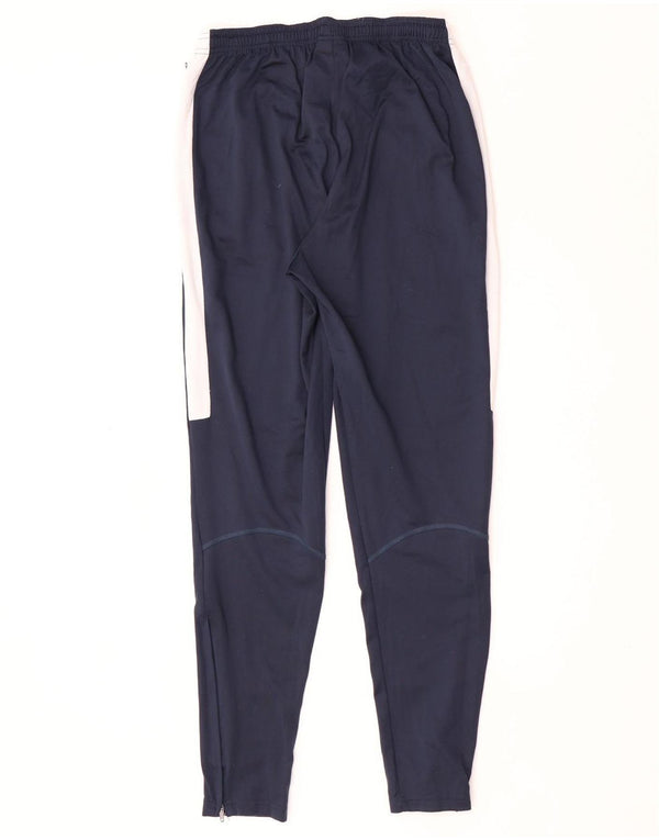 Pantaloni da tuta Nike Dri Fit da uomo, piccoli, in poliestere color block blu navy