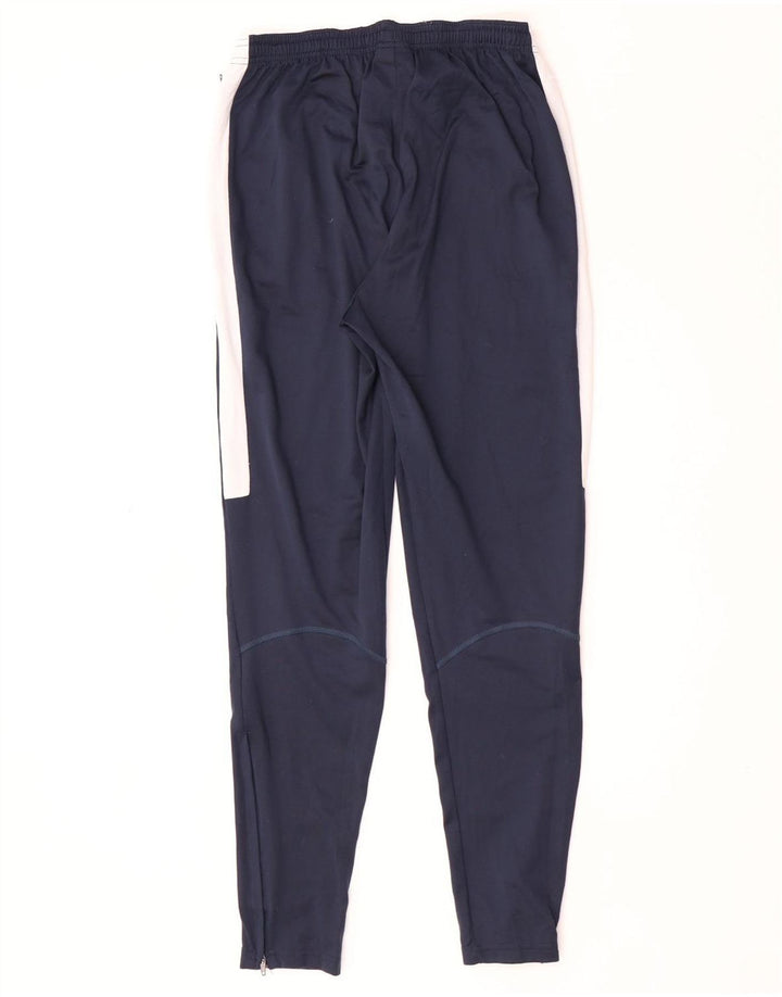 Pantaloni da tuta Nike Dri Fit da uomo, piccoli, in poliestere color block blu navy