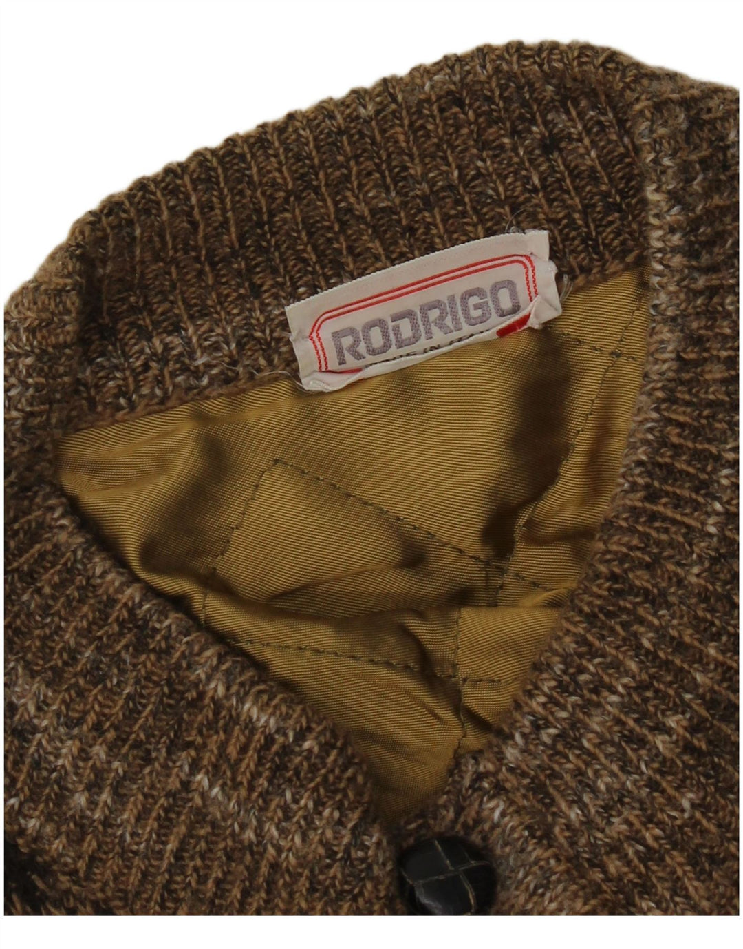 Maglione cardigan da uomo Rodrigo XL marrone geometrico