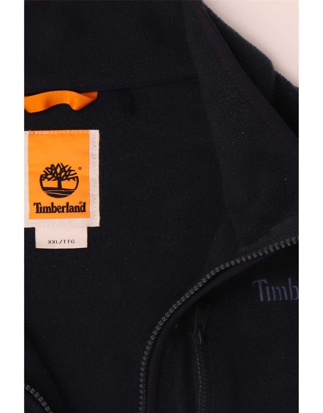 Giacca in pile da uomo Timberland Liner UK 44 2XL Poliestere blu navy