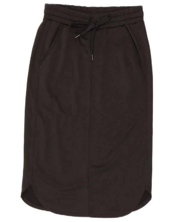 Gonna longuette da donna BENETTON piccola W27 poliestere kaki