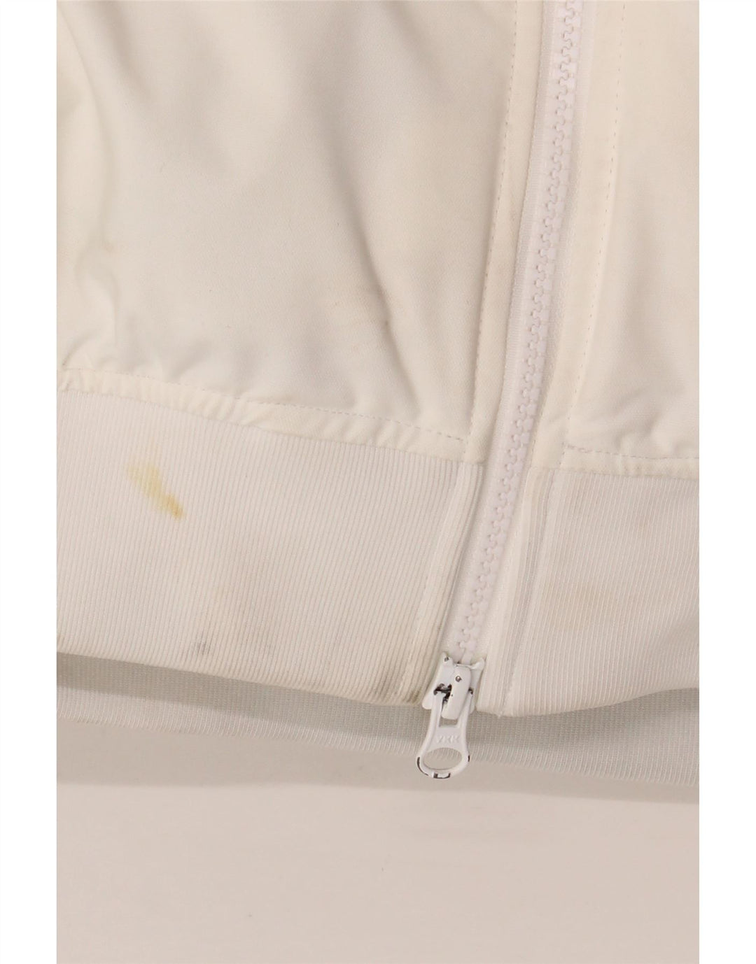 Giacca imbottita con cappuccio da uomo Adidas UK 38 nylon bianco medio