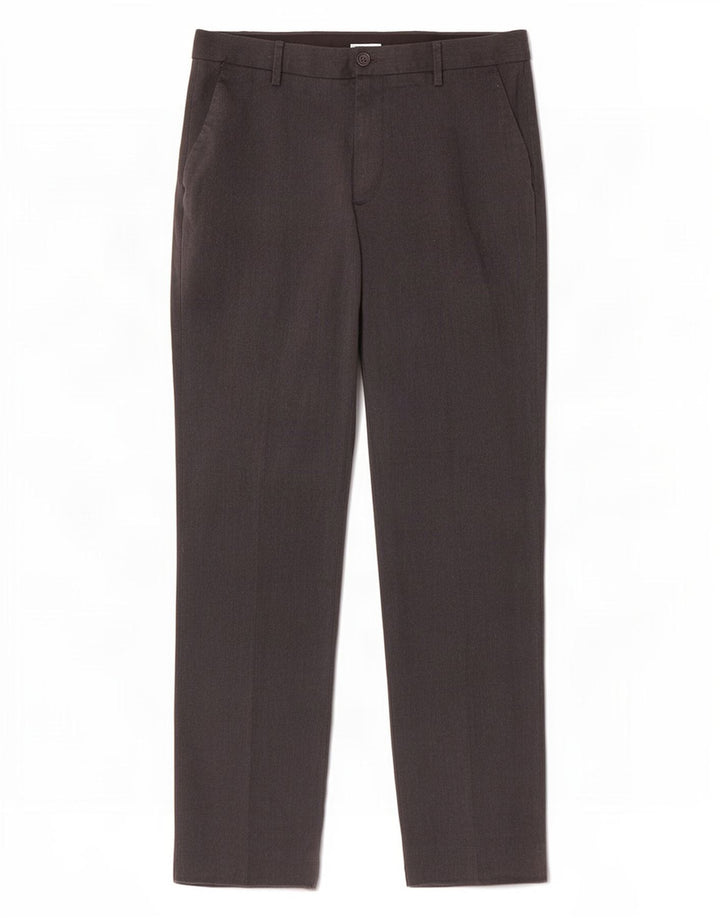 Pantaloni da abito slim da uomo Marks & Spencer W32 L31 poliestere grigio