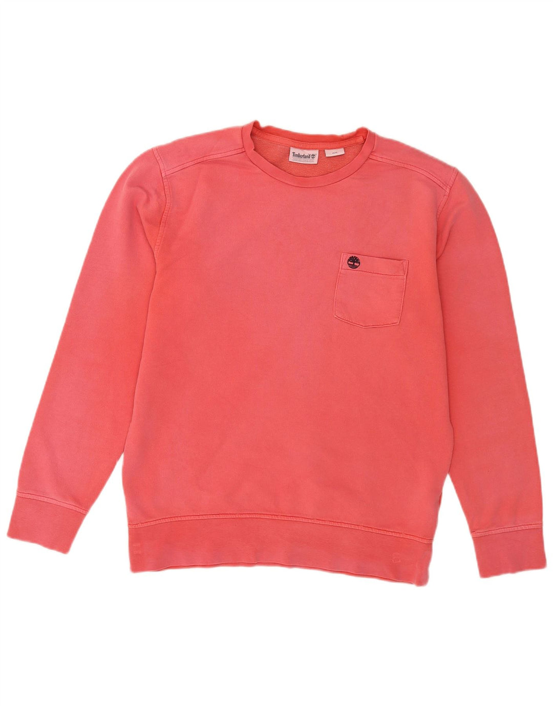 Felpa da uomo Timberland Maglione rosso medio in cotone
