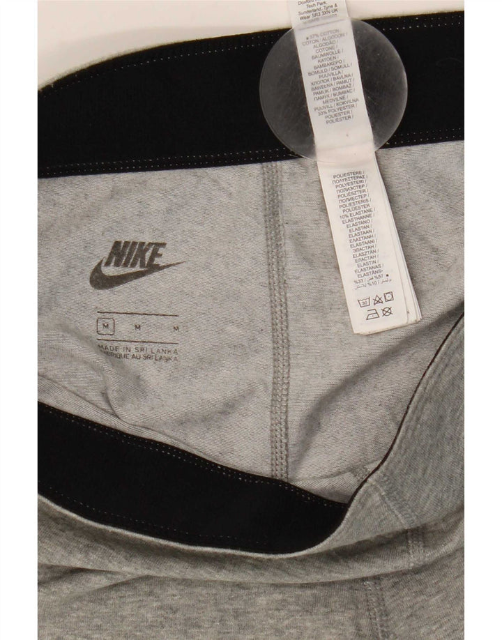 Leggings grafici da donna Nike UK 14 cotone grigio medio