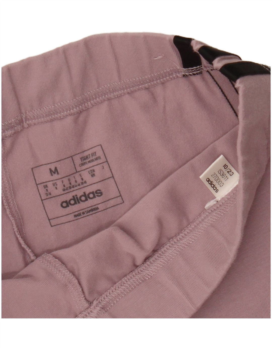 Pantaloni da tuta aderenti da donna ADIDAS UK 12/14 Rosa medio