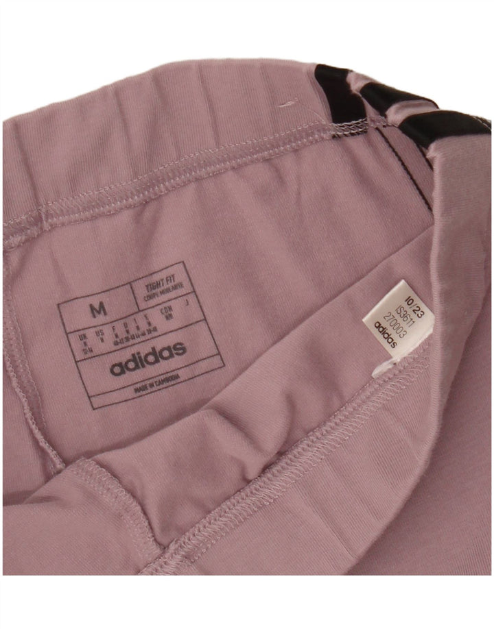 Pantaloni da tuta aderenti da donna ADIDAS UK 12/14 Rosa medio