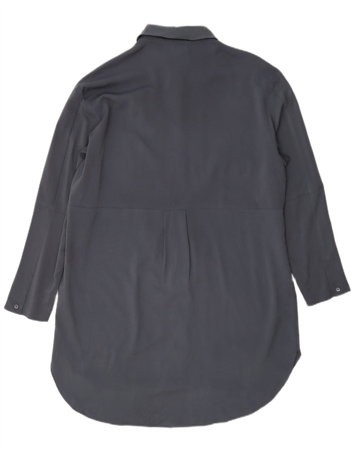 Abito chemisier oversize da donna French Connection UK 10 piccolo poliestere grigio