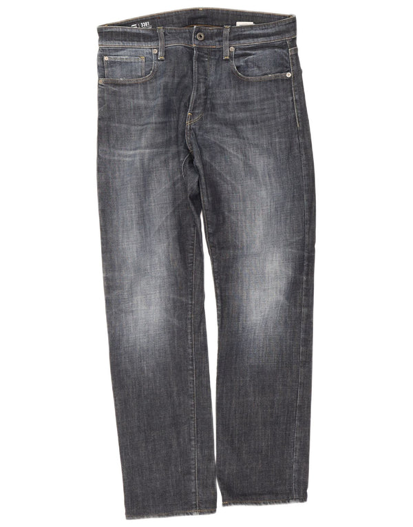 Jeans dritti da uomo G-Star 3301 W31 L32 cotone blu navy