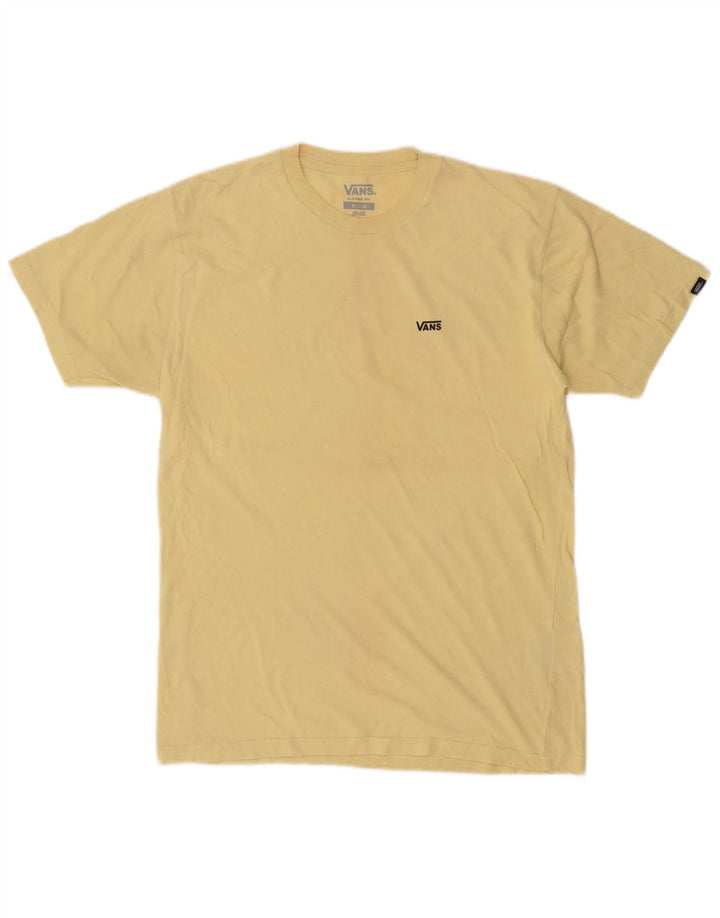 Maglietta da uomo Vans Classic Fit in cotone giallo medio