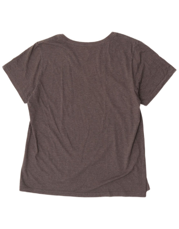 Converse T-shirt grafica Chuck Taylor da donna con vestibilità classica UK 20 2XL Grigio