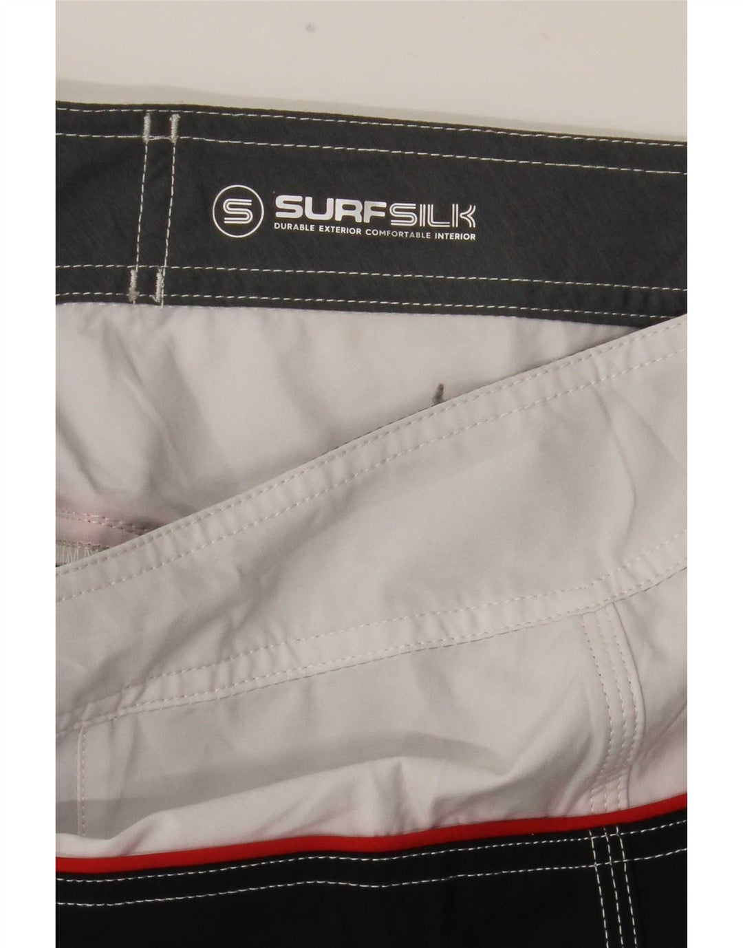 Pantaloncini da bagno Quiksilver Surfsilk da uomo piccoli bianchi color block