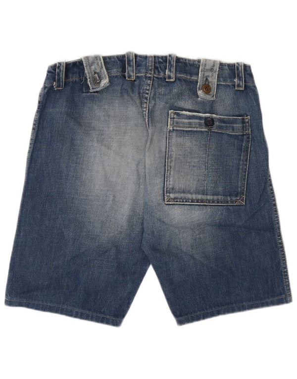 Pantaloncini cargo in denim da donna Diesel medi W29 in cotone blu