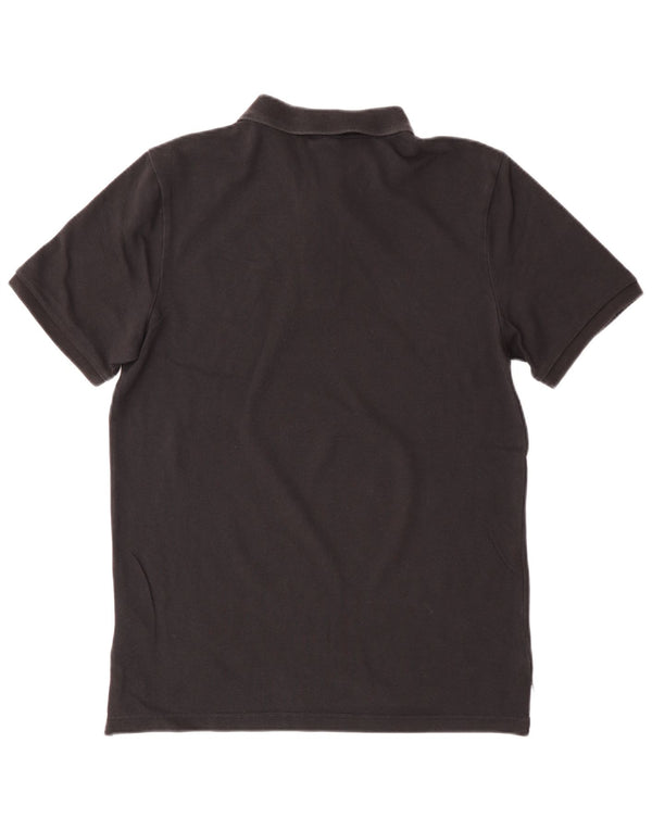 Polo NIKE da uomo piccola in cotone nero