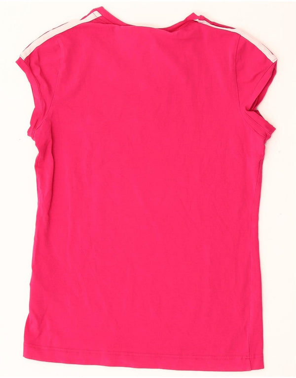 Maglietta da donna Adidas Top UK 16 grande in cotone rosa