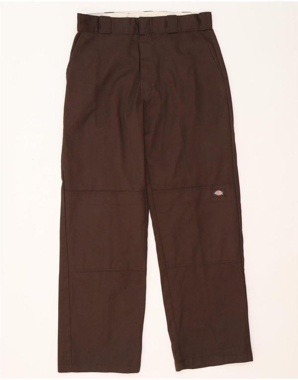 Dickies Mens Loose Fit Cargo Trousers W33 L32 Brown Polyester
