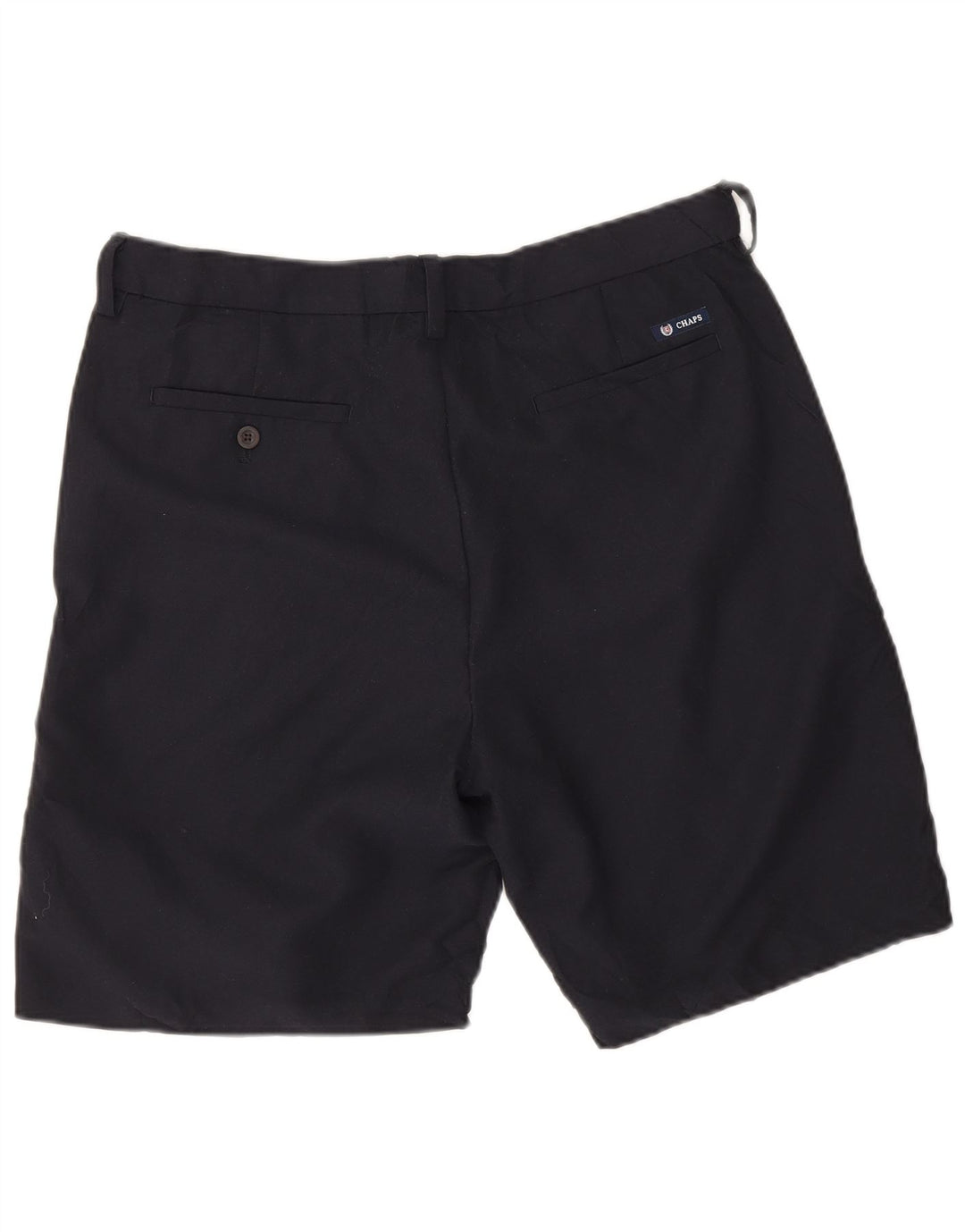 Pantaloncini chino da uomo Chaps W34 grandi in poliestere nero