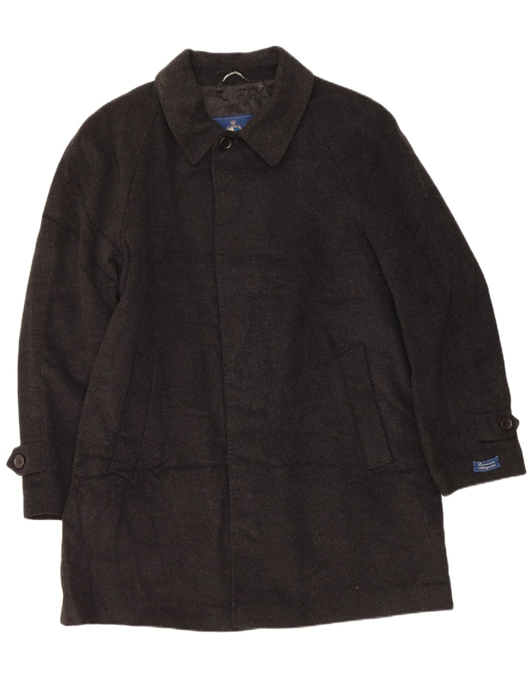 Soprabito vintage da uomo IT 54 2XL Lana grigia