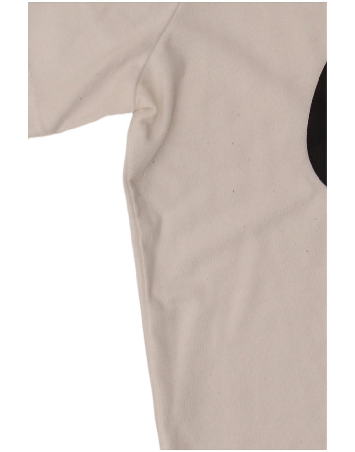 T-shirt grafica da uomo Nike Top piccola in poliestere bianco