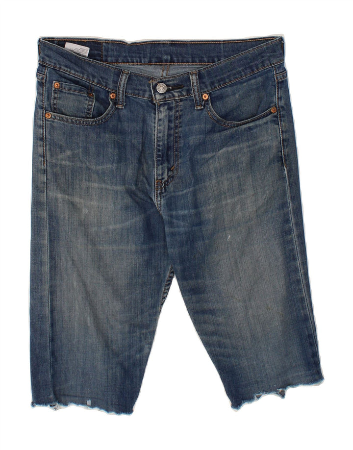 LEVI'S Mens 508 Denim Shorts W30 Medium Blue Cotton Vintage Levi's and Second-Hand Levi's from Messina Hembry 