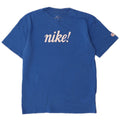 T-shirt grafica da uomo Nike Top Small in cotone blu