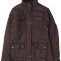 Giacca pratica trapuntata da donna Barbour UK 12 media nera