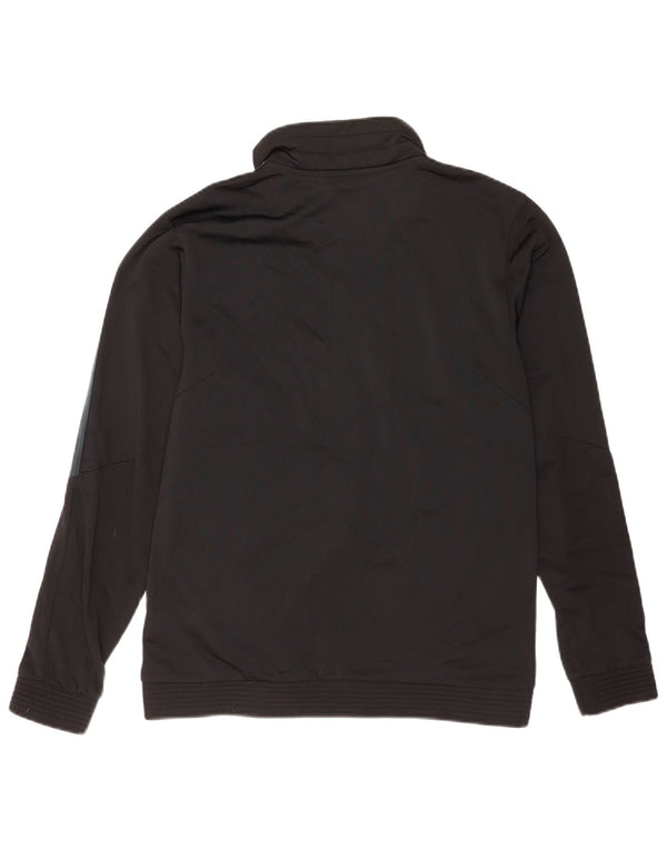 Giacca da tuta da uomo Adidas UK 40/42 Medium Nero Poliestere