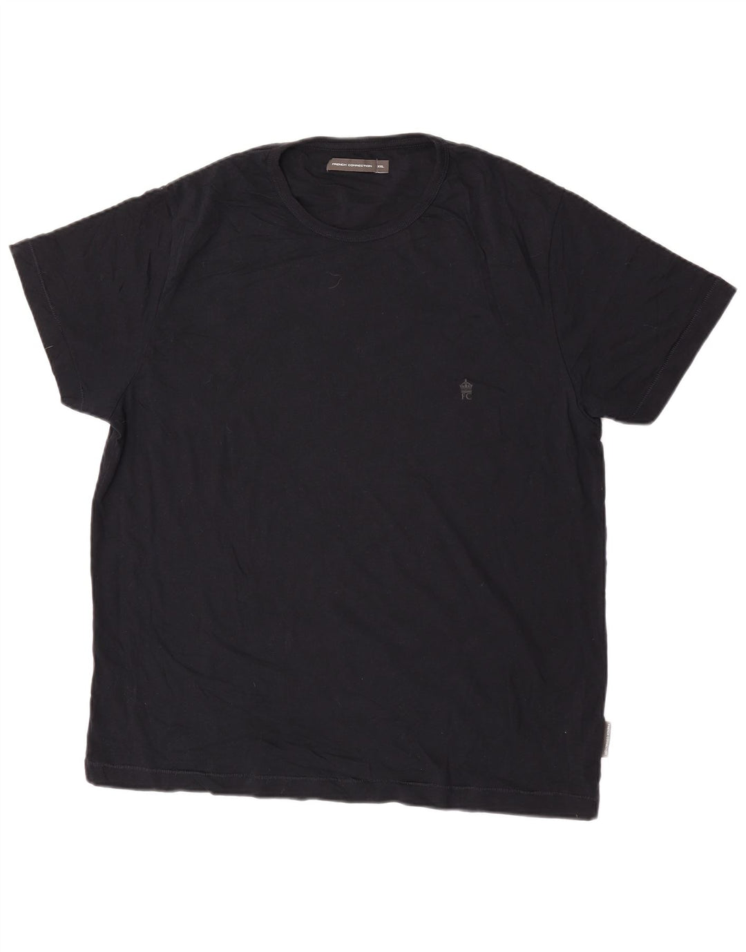 T-shirt da uomo French Connection Top 2XL cotone nero