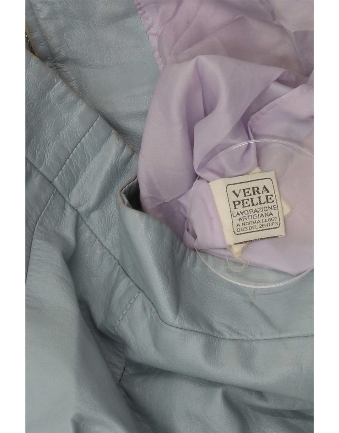 Giacca in pelle da donna XETRA UK 10 piccola blu