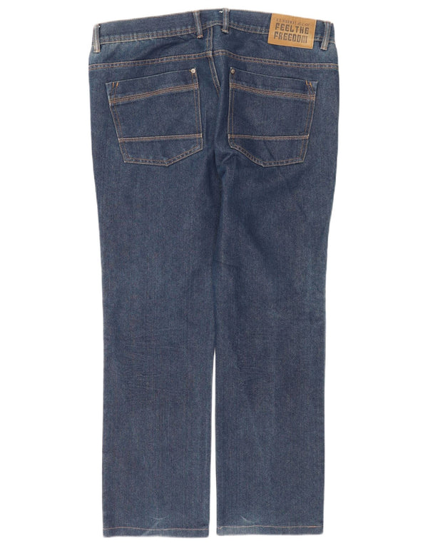 Jeans dritti da uomo Route 66 IT 54 2XL W36 L29 Cotone blu