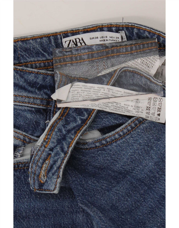 Jeans Bootcut da donna Zara EU 38 Small W28 L33 Cotone blu