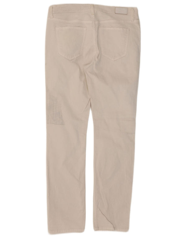 Jeans slim da donna Zara a vita media, vestibilità rilassata, EU 36 XS W26 L27 Bianco