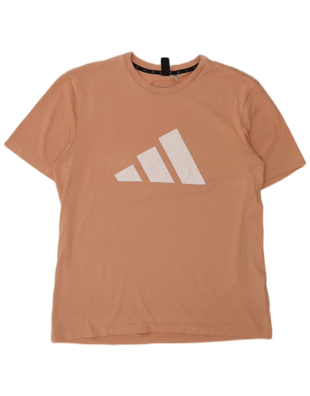 ADIDAS Mens Graphic T-Shirt Top Medium Pink Cotton