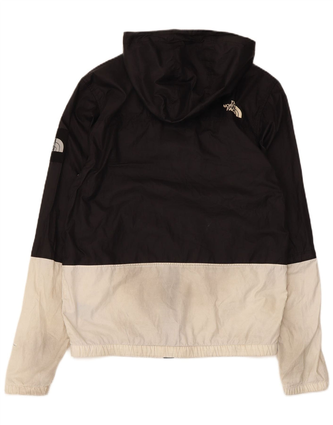 Giacca antipioggia da uomo con cappuccio The North Face UK 36 Small Black Colourblock