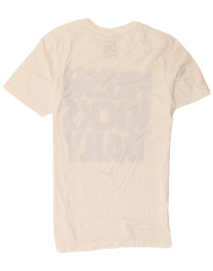 T-shirt grafica Nike da uomo con taglio atletico, piccola, bianca