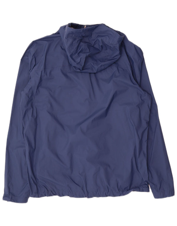 Giacca antipioggia da uomo con cappuccio The North Face UK 38 nylon blu navy medio