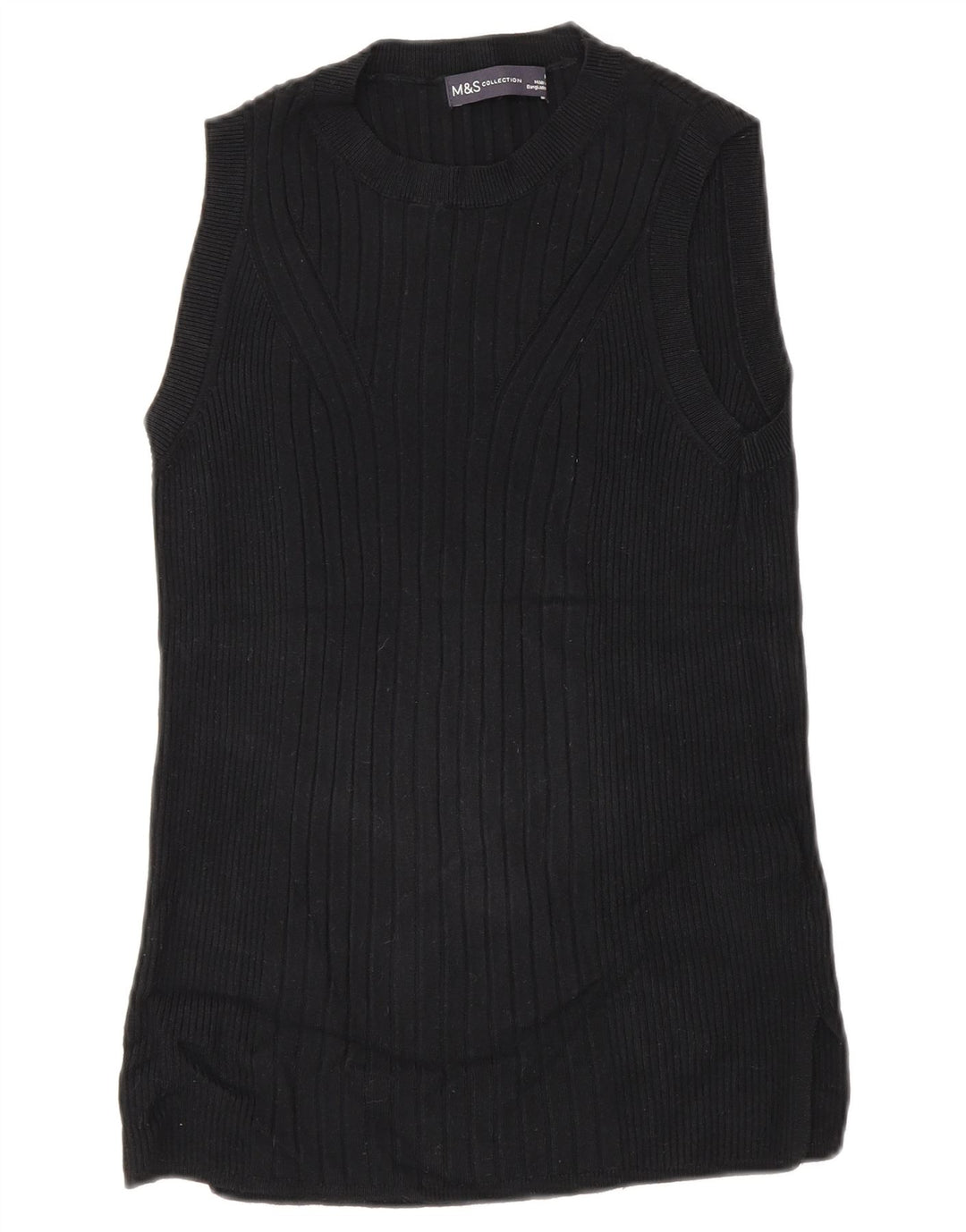 Canotta da donna Marks & Spencer UK 14 viscosa nera media