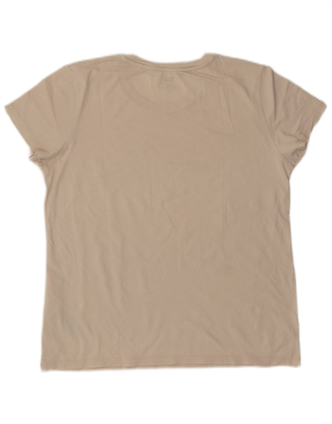 T-shirt grafica da donna Levi's Top grande in cotone beige