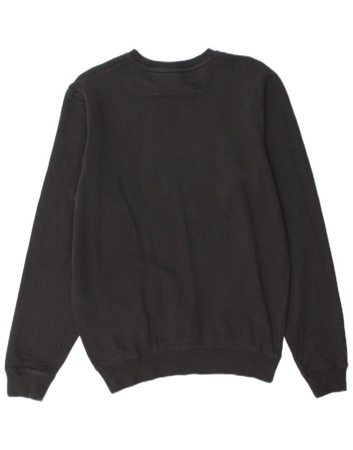 HELLY HANSEN Mens Sweatshirt Jumper Small Black Cotton