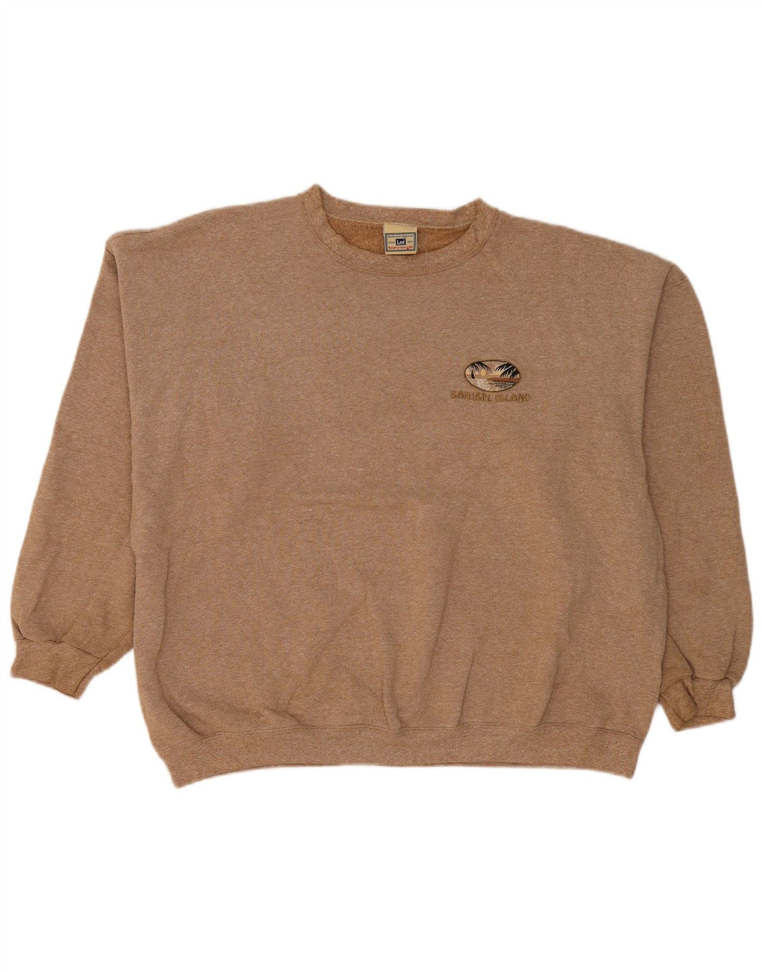 Felpa da uomo Lee Maglione grande beige