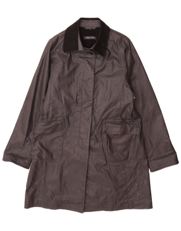 Impermeabile da donna Mackintosh UK 14 cotone nero medio