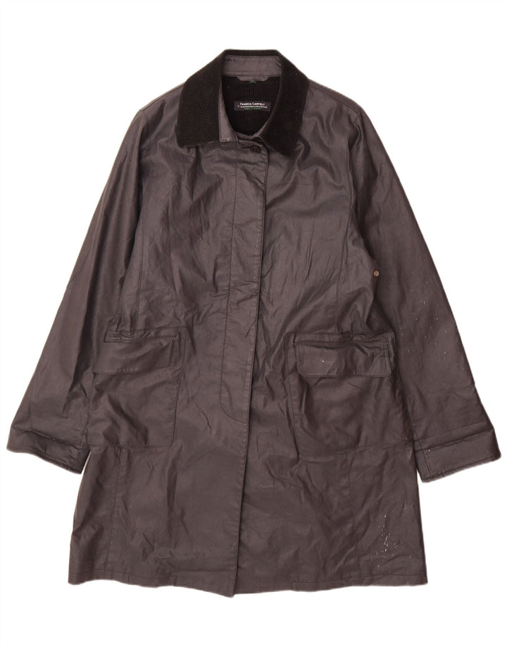 Impermeabile da donna Mackintosh UK 14 cotone nero medio