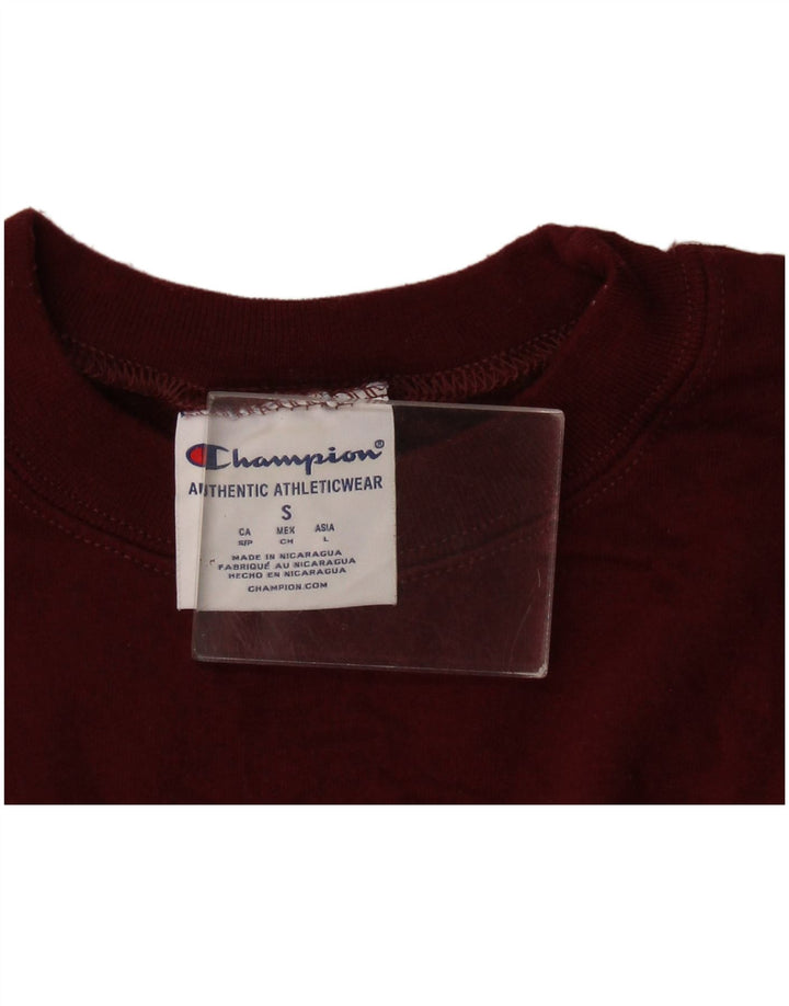 Felpa grafica Champion da uomo Minnesota Duluth, piccola bordeaux