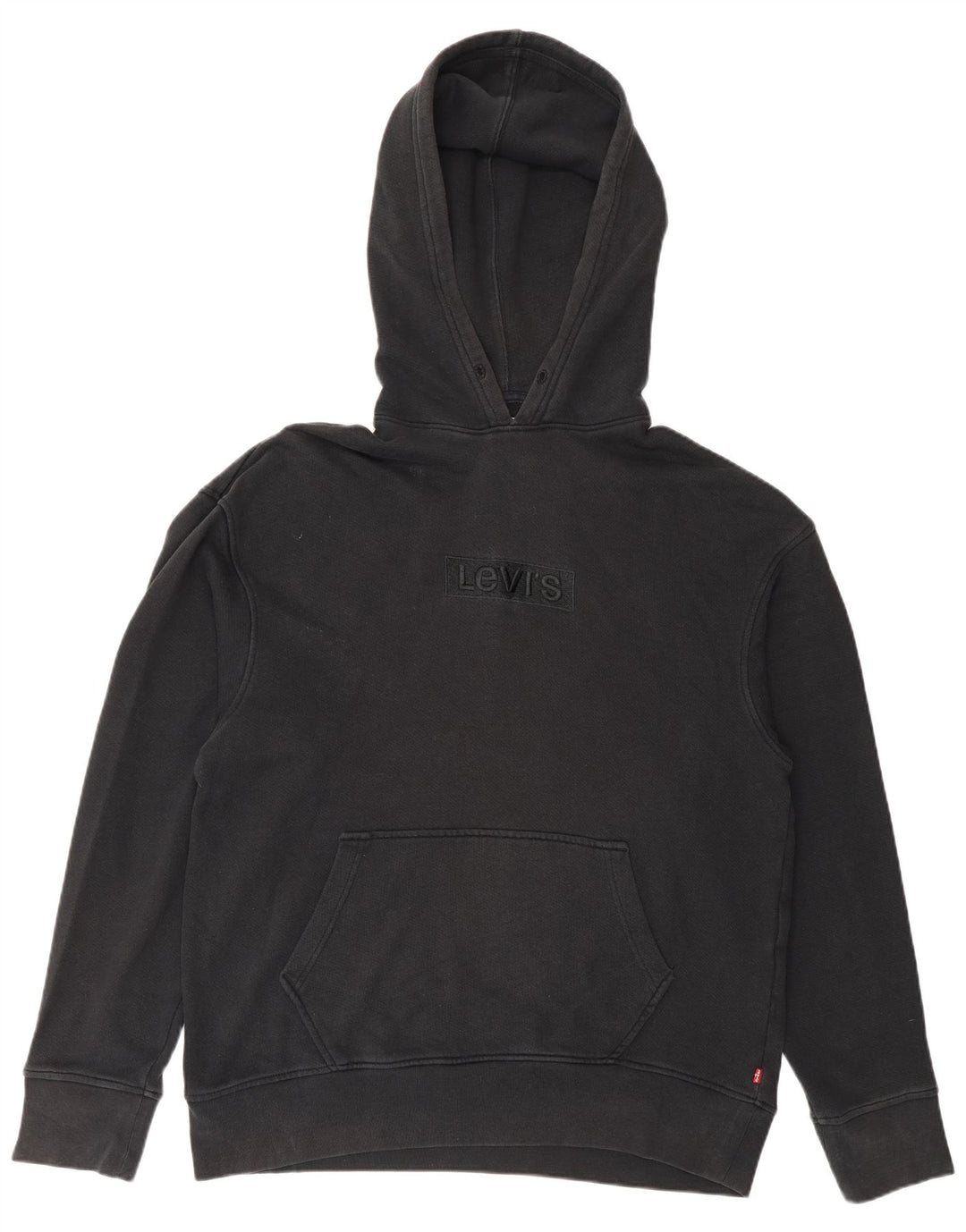 Maglione con cappuccio grafico da uomo Levi's in cotone nero medio