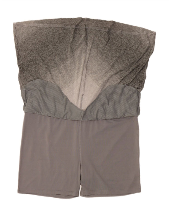 Adidas Womens Skort UK 18 XL Grigio Chevron Poliestere
