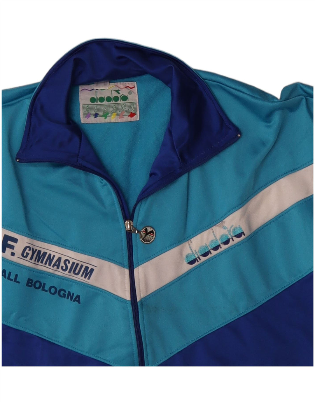 Giacca da tuta grafica da donna Diadora UK 20 2XL Blu Colourblock