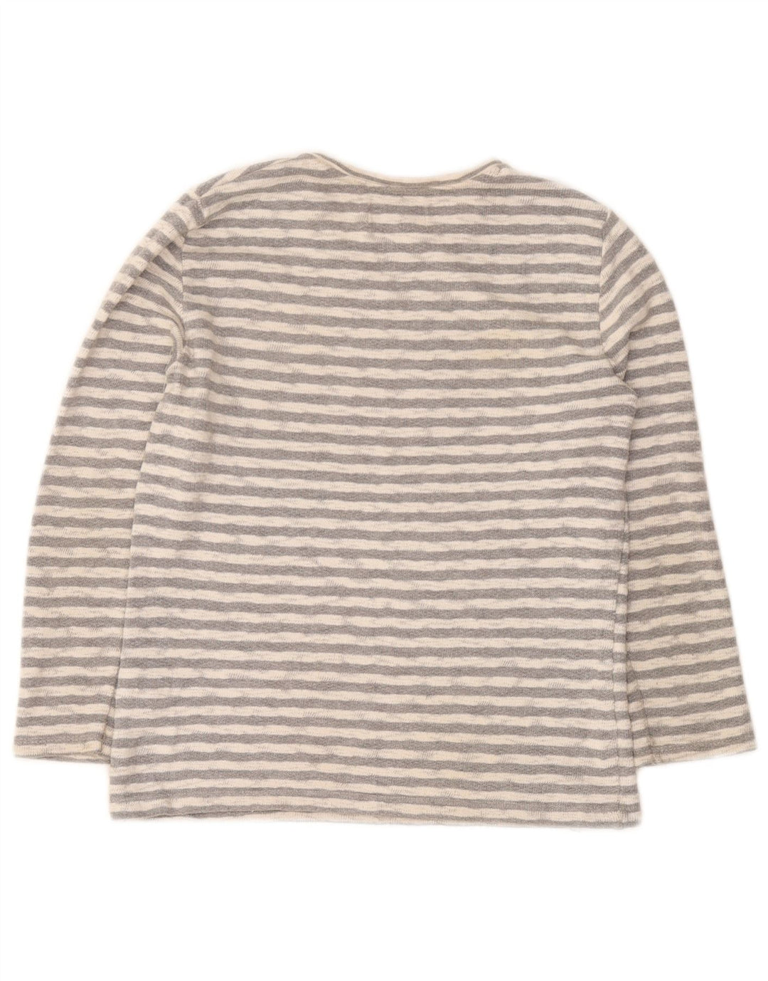 Top grafico Zara da bambino a maniche lunghe 9-10 anni in cotone a righe grigie