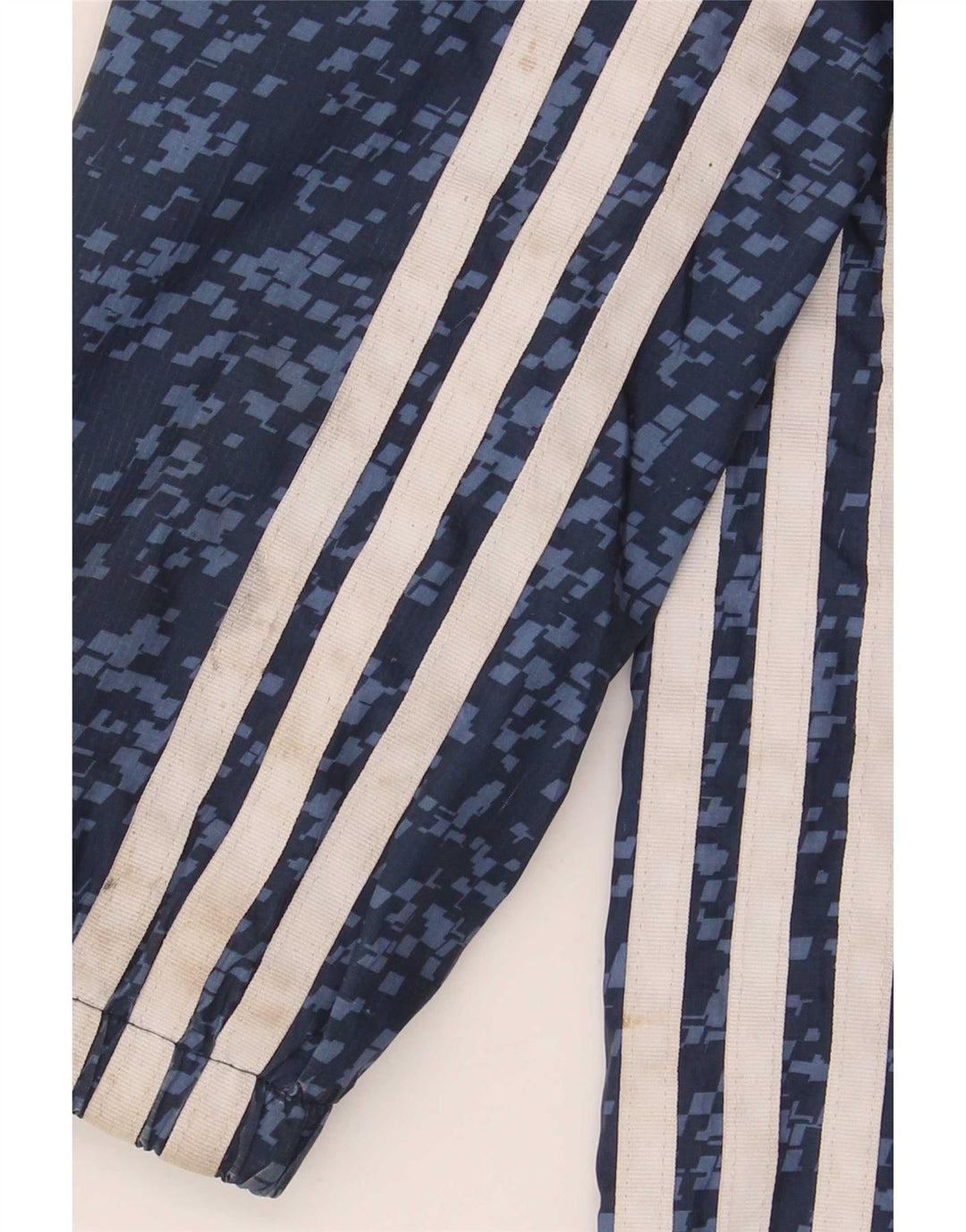 Giacca da ginnastica con cappuccio Adidas da ragazzo 13-14 anni in poliestere blu navy