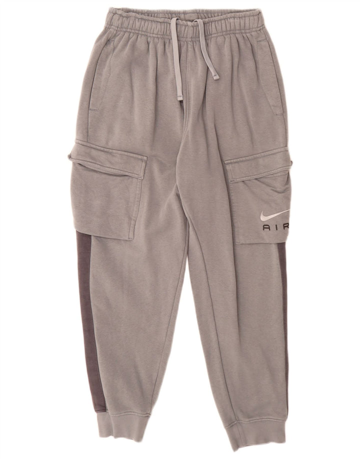 Pantaloni della tuta cargo Nike da uomo, pantaloni da jogging, cotone grigio medio