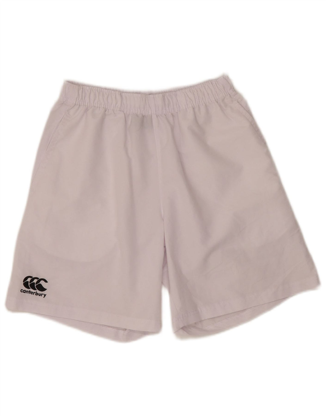 Pantaloncini sportivi da uomo Canterbury piccoli in poliestere bianco